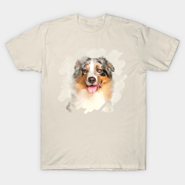 Australian Shepherd T-Shirt by Nartissima